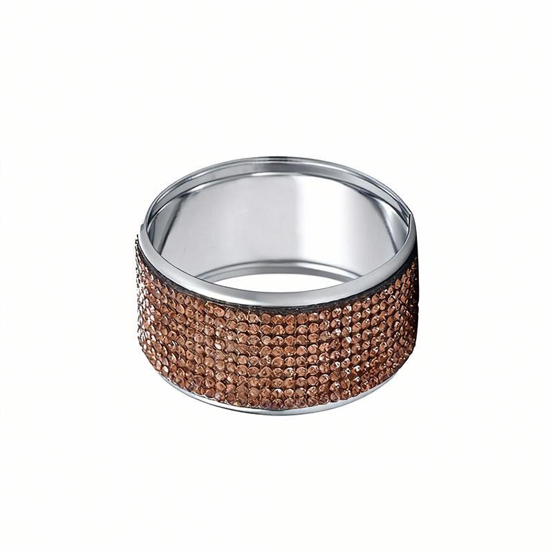 Creative Rhinestone Napkin Ring: Stylish Holder for Weddings & Restaurants