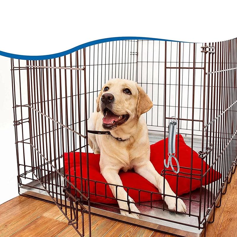 10Pcs Tier Käfig Riegel Lock Frühling Kaninchen Käfig Tür Zugfeder Mit Haken