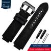 24*16MM Für TIMEX Gezeiten Canvas Konvexes Armband Herren Kompass Armband T2N721 T2N720 TW2T76500 TW2T76300 Serie Nylon Uhrenarmband