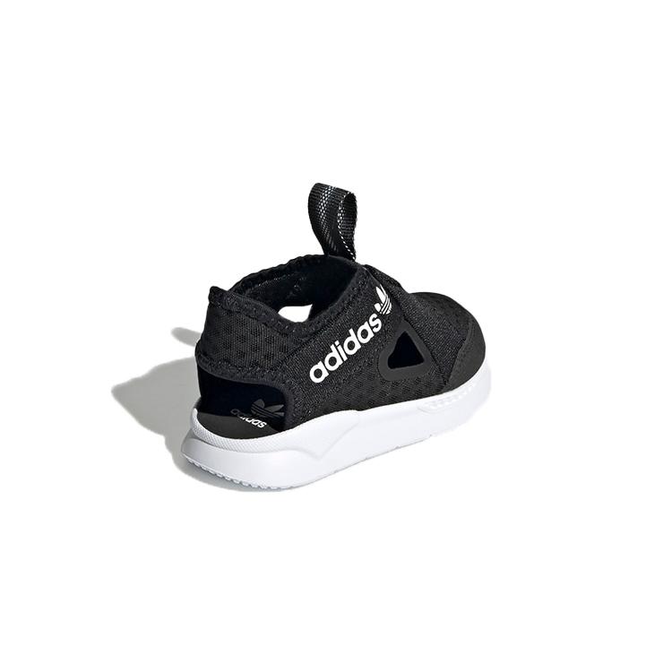 Adidas Originals 360 Sandals Slip Resistant Abrasion Resistant Low top Toddler Shoes Black Infant And Toddler FX4949