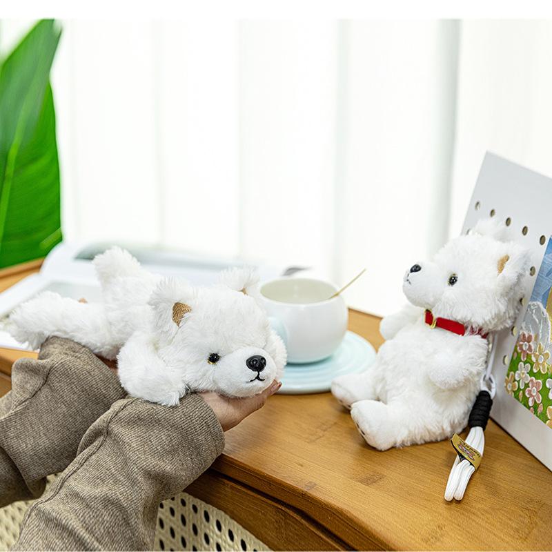 Palm Treasure Series Plush Toy Doll Cute Hippo Simulation Animal Children's Cartoon Doll Keychain