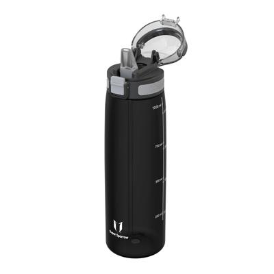 Super Sparrow Water Bottle - 1L - Made with American-made Tritan BPA-Free Straw - Suitable for Sports, School, Baseball, Outdoor Activities, Camping,