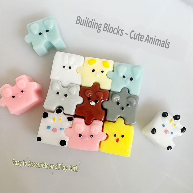 Cartoon Animal Jigsaw Puzzle Pinch Music Slow Rebound Decompression Children'S Toy Super Soft Mud