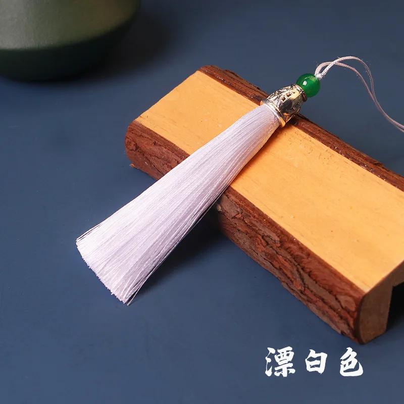 5pcs/Pack 10cm Multicolor Cotton Silk Tassel Cords Brush for Earrings Charm Pendant Tassel Fringe DIY Jewelry Making