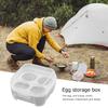 3/4/8 Grids Eggs Case Transparent Egg Box with Lid Kitchen Organizer Shockproof Portable Egg Holder for Outdoor Camping Picnic