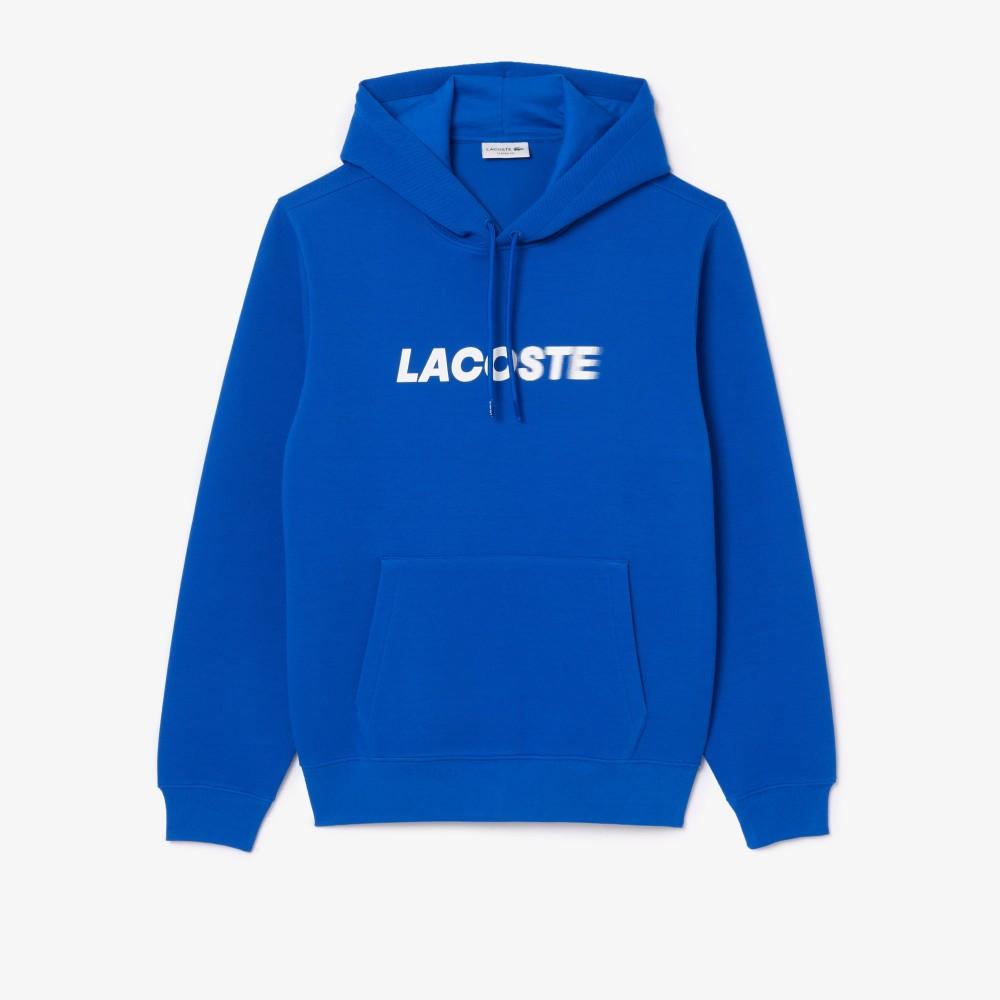 [lacoste] Men's Lettering Hooded Pullover Sweatshirt SH2860-54NHJM