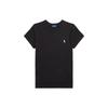Polo Ss23 Logo Embroidered Crew Neck Short Sleeve T-Shirt Women T-Shirt Black WMPOKNINCU20694-001