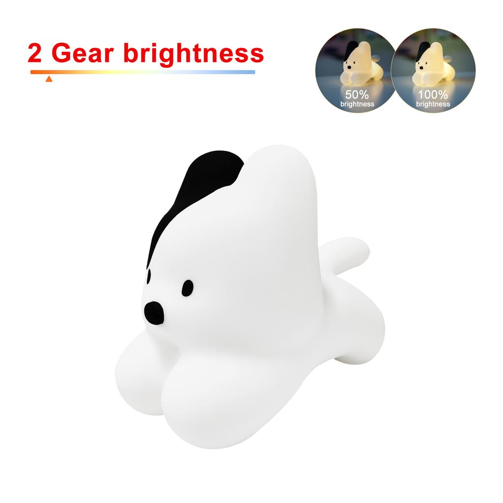 LED Night Light For Children Baby Kids soft Silicone Touch Sensor 7 Colors cartoon Cat sleeping lamp home bedroom decoration