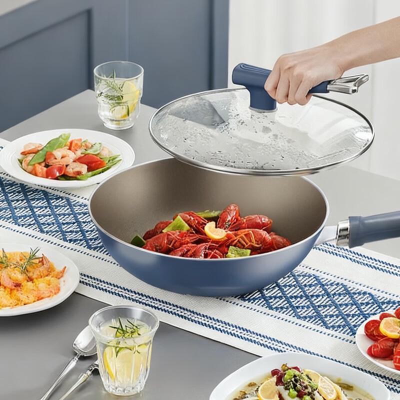 Burnell 32cm Non-stick Iron Wok