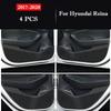 For Hyundai Reina 2017 - 2020 Car Door Anti Kick Pad Glove Box Protection Sticker Scratch Resistant Film Interior Accessories