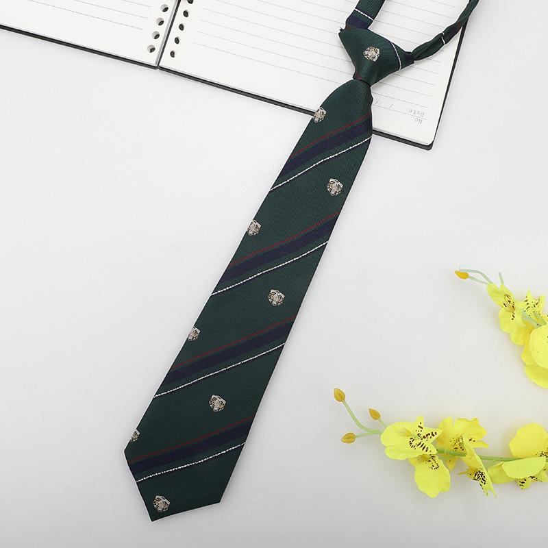 Jk Small Tie Female College Style Lazy Japanese Plaid Uniform Shirt Tie Student Ins Men'S And Women'S Short Styles Free Of Charge