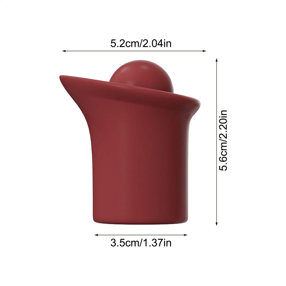 Wine Bottle Pourer Reusable Silicone Wine Stopper Leakproof Champagne Bottle Sealer Keep Drinks Fresh for Home Kitchen Bar Use
