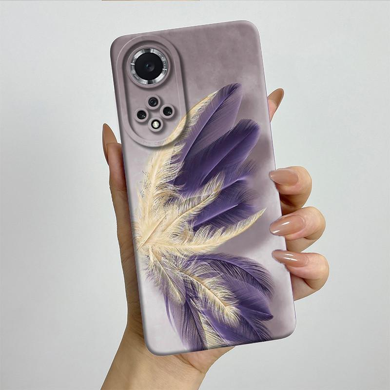 For Huawei Nova 9 / Honor 50 Phone Case NAM-LX9 NTH-NX9 Soft Silicone Sweet Painted Protective Back Cover Cute Printed Casing