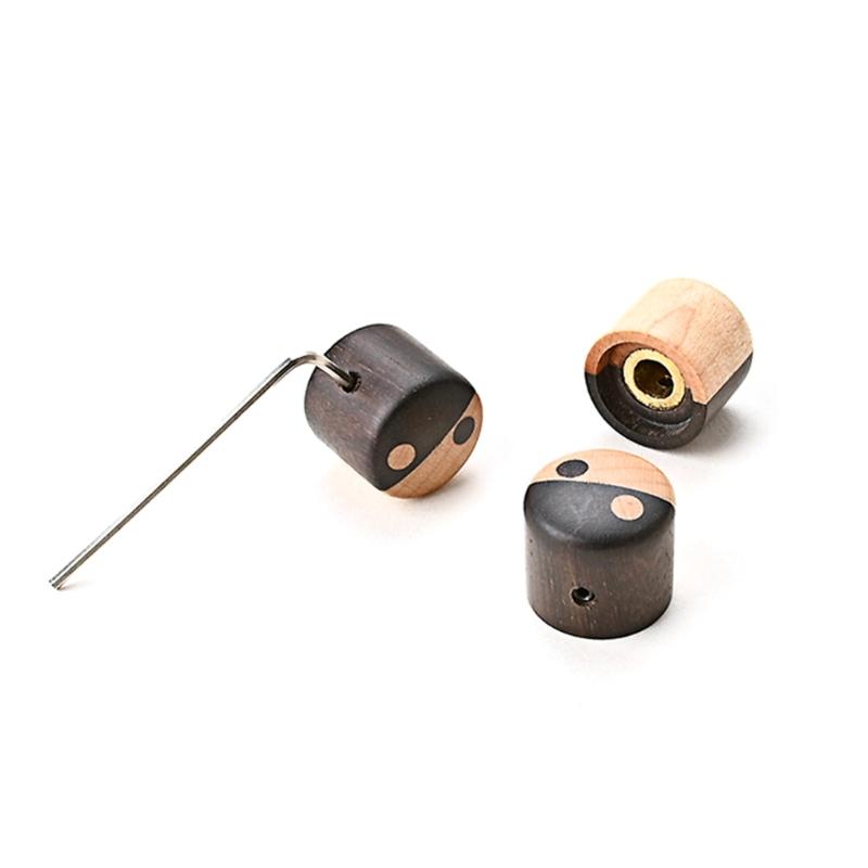 Wooden Volume Tone Control Knobs Electric Guitar Bass Knobs Potentiometer Cap Instrument Accessories Easy to Use