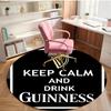 Guinness Draught Print Round Rug, Washable Floor Carpet, For Entryway Dorm Laundry Room Office Study, Home Decor Birthday Christmas Gift