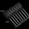 500Pcs Mini Fruit Fork Disposable Plastic Forks For Party Bbq Sticks Picks Skewer Set Home Dining Food Cake Fruit Fork