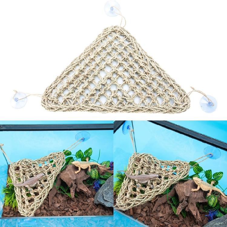 Reptiles Lounger Suction Cup Hammock for Small Lizards Geckos Resting and Activity Space with Strong Suction Cup