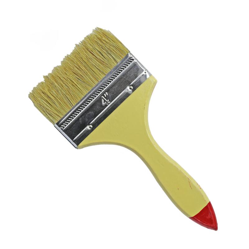 Xiesheng 4-inch Boar Bristle Flat Paint Brush (10-pack)