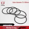 Oliebestendige Waterdichte Nitril O-ring Afdichtingen (72-100 mm Buiten Diameter, 1,5 mm Dik)