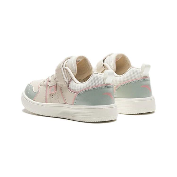 Anta Comfortable Casual Slip-Resistant Shock-Absorbing Low-Top Kids Skate Shoes Kids Sneaker Green A322419902-4