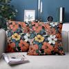 1 Pieces Floral Printed Cushion Pillow For Home Decor Polyester Pillowcase, Sofa Decorative Cushion Cov Headboard Pillow