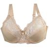 Large size bra lace gathering steel ring underwear adjustment type large chest small breast bra cover