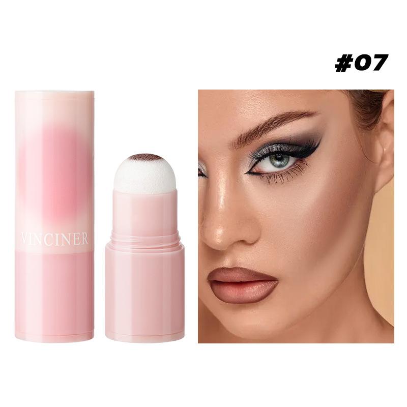 4-color Multi-functional Blush Stick 3D Contouring Stick Highlights Shadow Powder Hairline Powder