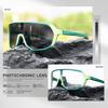 SCVCN Photochromic Sports Sunglasses Polarized Cycling Glasses for Men Mountain MTB Bike Bicycle Goggles UV400 Women Driving