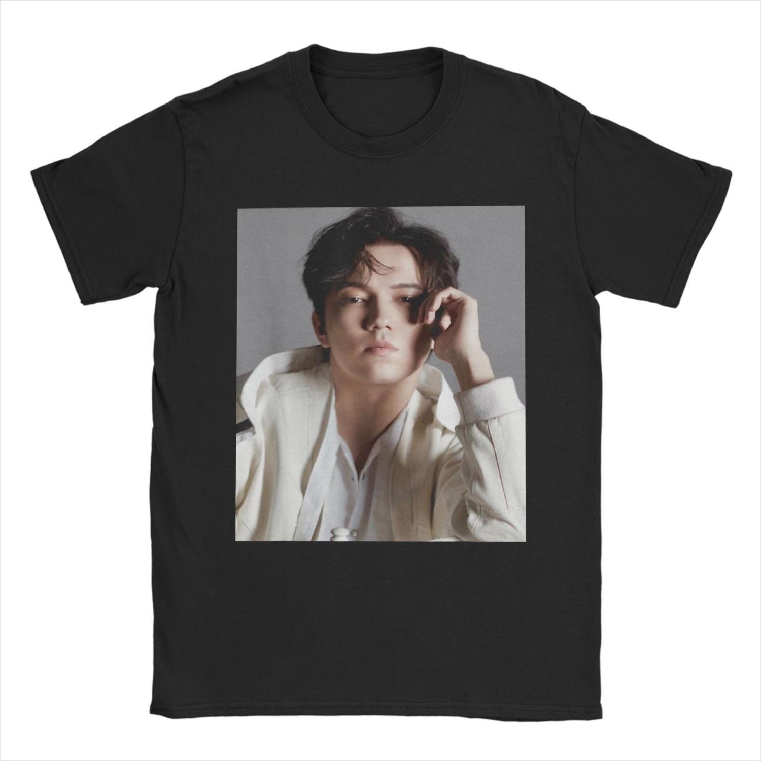 

Casual T Shirt Beach My Favorite Dimash Dear Dears Forever Music T-Shirts 100% Cotton for Men Big Size Short Sleeve Clothing XXXXXL чорний