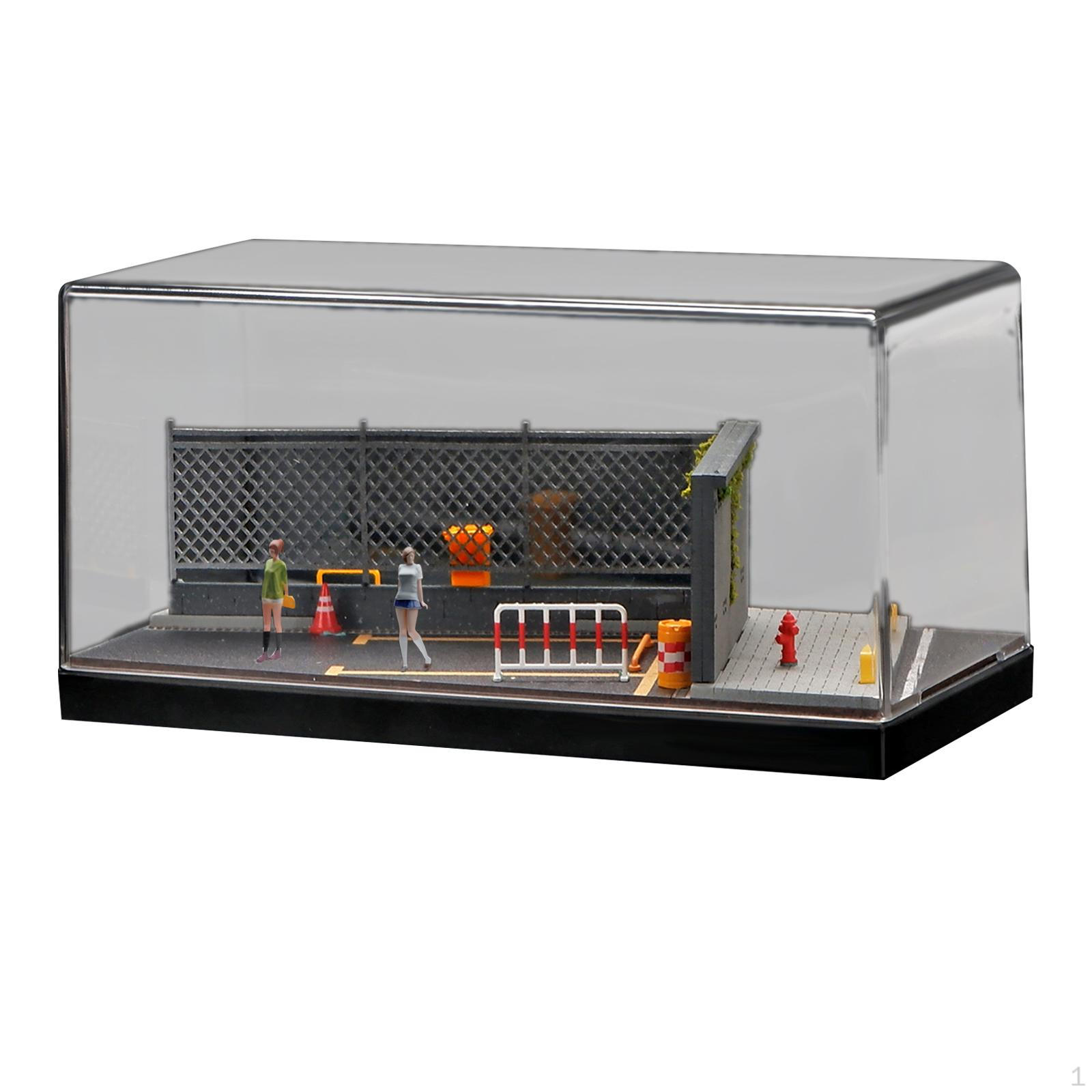 

1/64 Витрина для парковки, органайзер для гаража литых автомобилей, макет местности, коллекционный