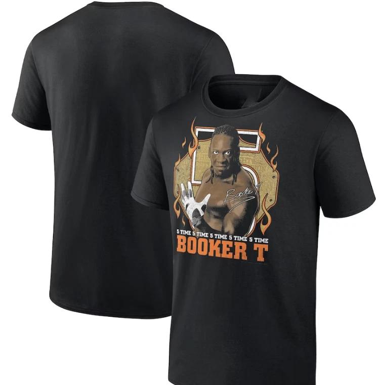 

Black Booker T 5 Time T-Shirt 3XL