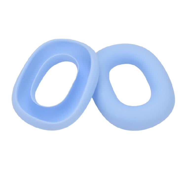 For Wireless Earphone Smart Protective Cover Soft Silicone Case Against Falling светло-синий