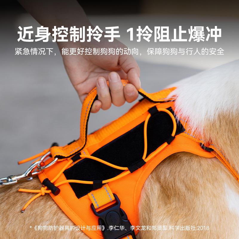 Explosion-proof Medium-sized Large Dog Shiba Inu Corgi Vest Type Dog Leash Dog Chain Dog Leash Pet Chest Strap