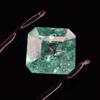 Natural Green Emerald 21.85ct Square Cut Certified Loose Gemstone