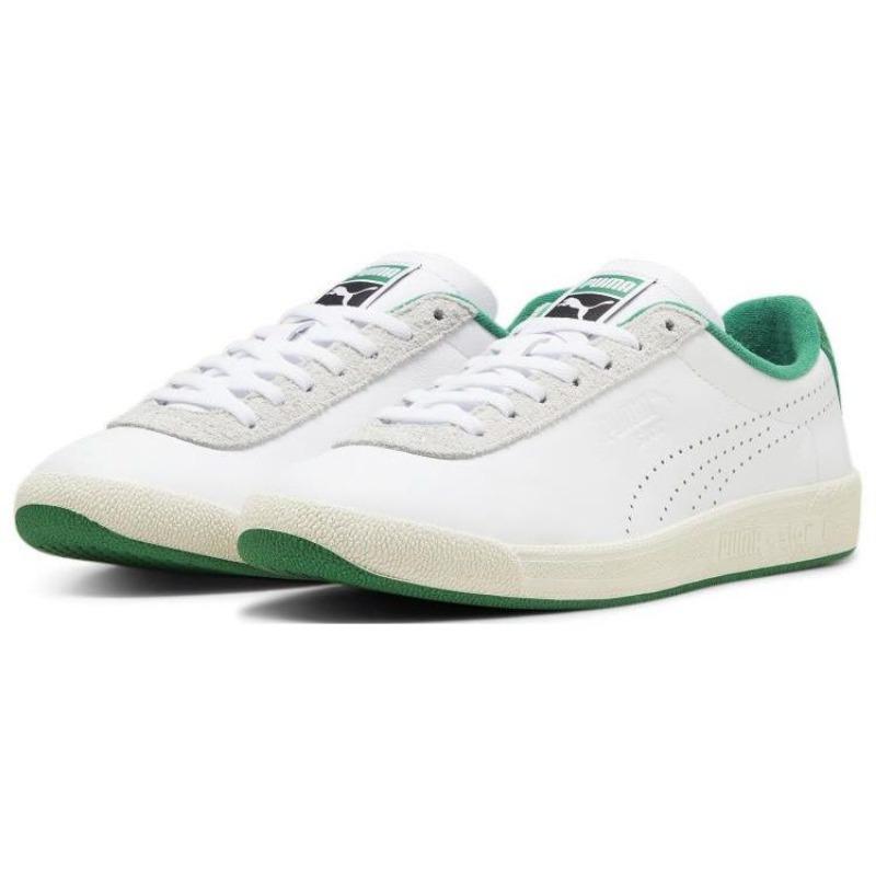 PUMA Star OG Unisex Versatile Comfortable Wear-resistant Low Top Skate Shoes White Green 393199-01
