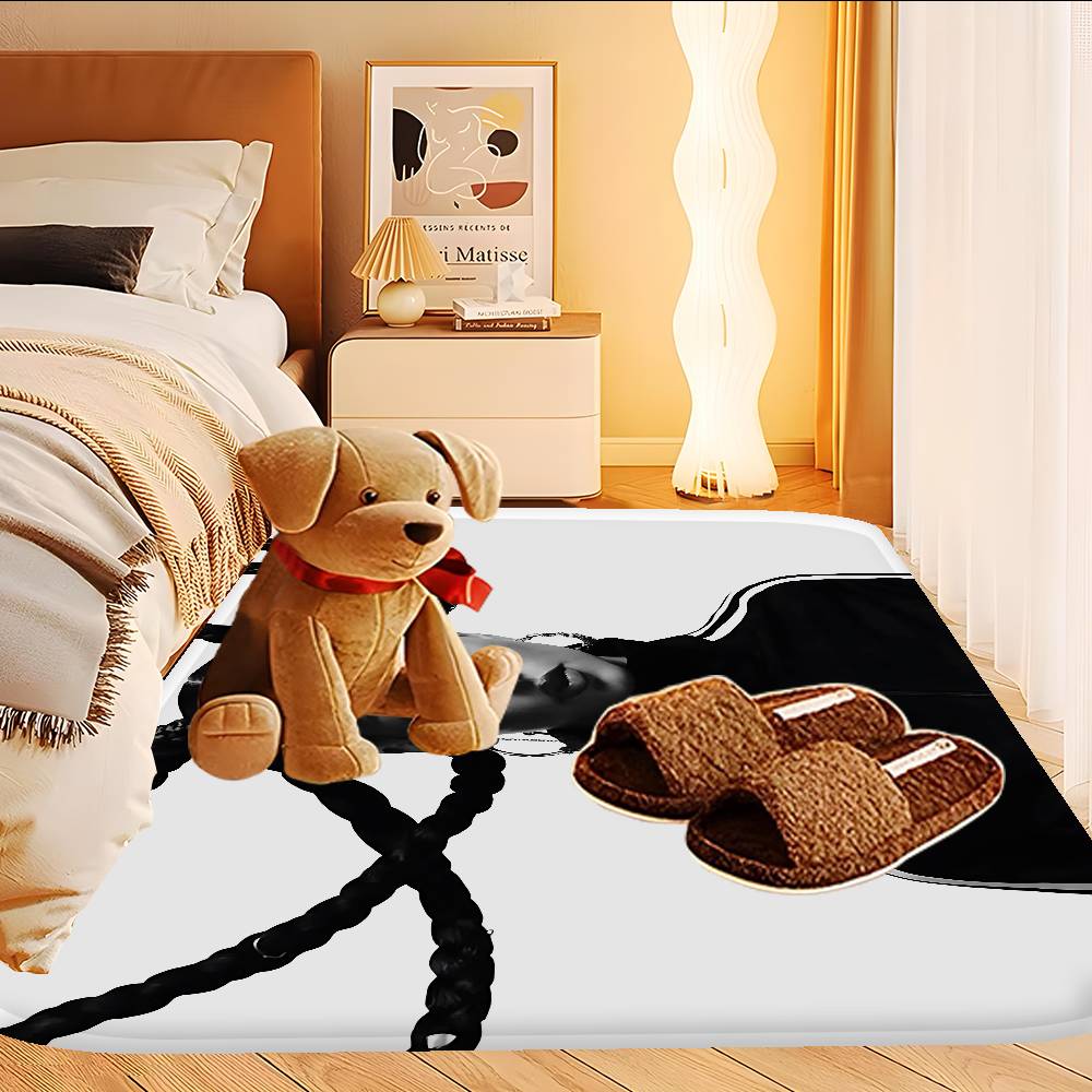 Singer Nina C-Chuba Floor Mat Cheaper Anti-slip Modern Living Room Balcony Printed Bedside Mats