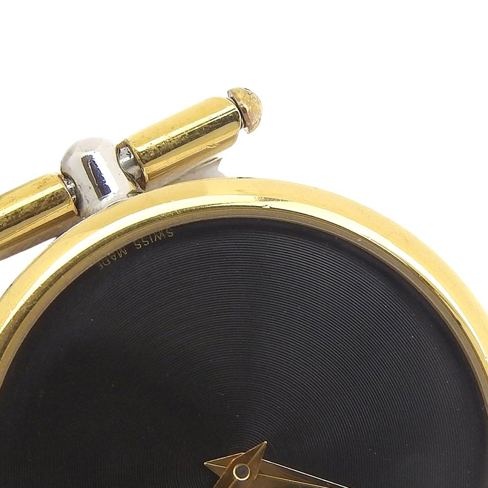 Dior Watches 3026 Silver blackDial Stainless Steel/Plated Gold Quartz Analog Display Women Used