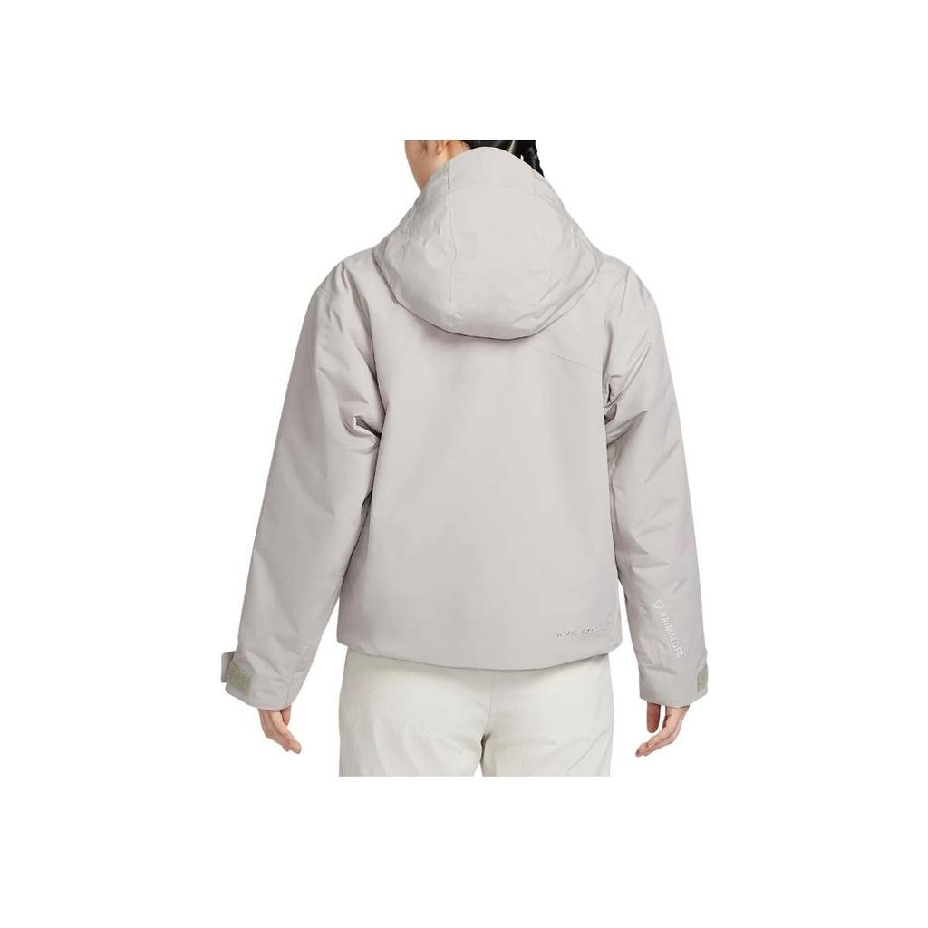 Nike Storm-FIT ACg Series Skull Peak Primaloft Logo Solid Versatile Windproof Water-Repellent Jacket Women Jacket FV7328-009