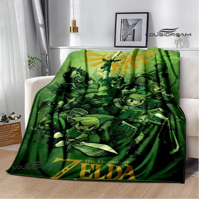Manta Cartoon 3D Z-Zeldas Mantas de Flanela Quentes Manta Macia e Confortável Mantas para Casa e Viagem forros de cama Presente de Aniversário