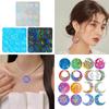 Silicone Mold for Crystal Moon Sunflower Pendants Personalized Jewelry and Decoration Pendant Making Epoxy Resin Mould