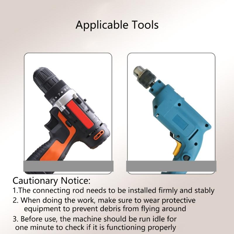 Power Tool Extension Rod Triangular Shank Fastener For Thin Sheet Metal Aluminum Cutting Extension Rod Accessories