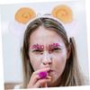 [FOMIYES] 3 Cute Goat Ear Headbands, Plush Sheep Horn Headbands for Birthday Parties and Halloween, Suitable for Kids and Adults, Fashionable and