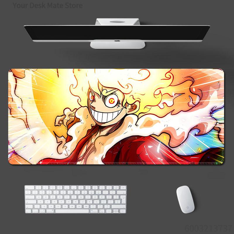 Home Office Non-slip Dirt-resistant Mouse Pad Keyboard Pad High Quality ONE PIECE Mouse Pad Luffy Roronoa Zoro Nami Table Pad
