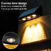 Solar Courtyard Lighting Fence Light, Outdoor Wall Washer Waterproof Large Capacity Battery Lights Lamp, Garden Street Balcony Yard Stairs Decor