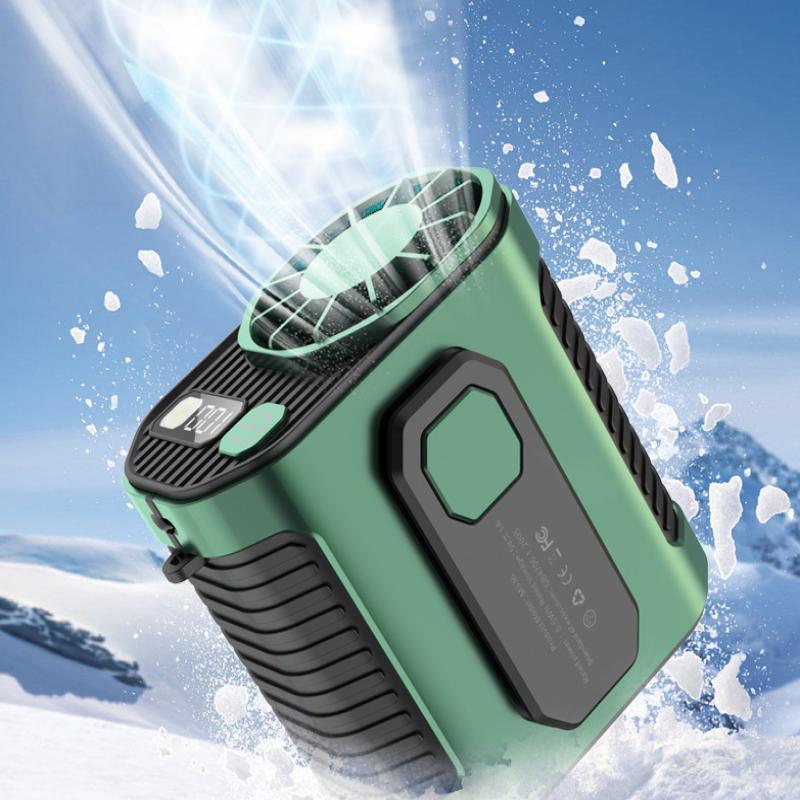 Waist-Mounted Fan Cooling High-Temperature For Outdoor Work Room Welding Site Portable Multifunctional Belt Fan Cool Clip Fan