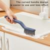 2Pcs Hard Bristle Crevice Brushes Gap Non-Slip Cleaning Brush with Versatile Handle 45-Degree Angle