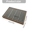 40 Slot Wooden Bracelet Display Tray Elegant Jewelry Organizers Jewelry Showing Stand for Boutique and Home Decorating