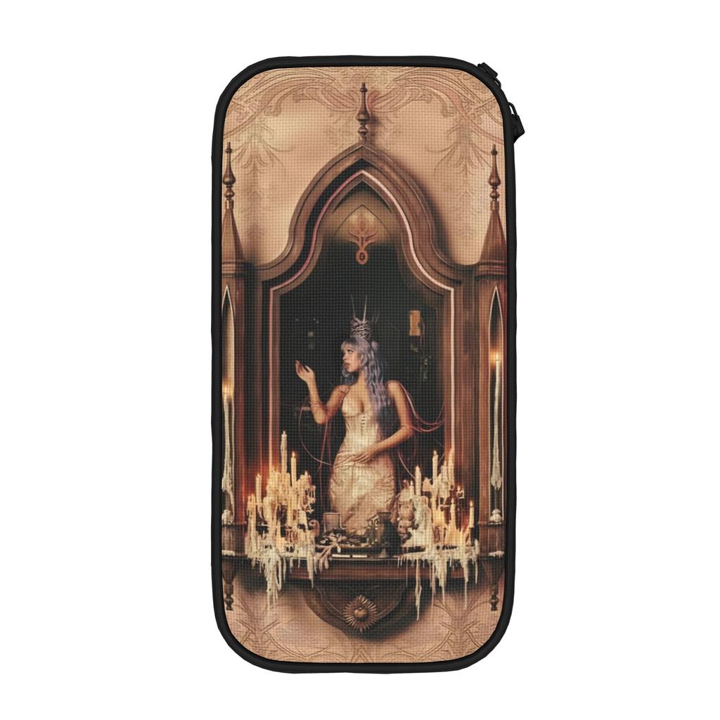 Large-capacity Pen Box Melanies Martinez Hades Album 2026 Office Double Layer Pencil Case Stationery Girl Makeup Bags