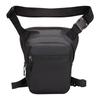 Zipper Multi-Function Fanny Pack PU Leather Travel Chest Bag Cycling Drop Leg Bag  Hiking