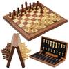 Brangdy Wooden Foldable Magnetic Chess Set (39cm)